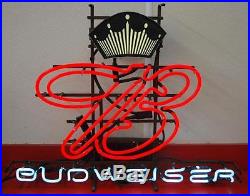 Vintage 1950's-1960's Budweiser Crown B Neon Beer Light Sign 23 X 30
