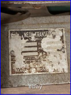 Vintage 1950s Pabst On Tap Blue Ribbon PBR Neon Light Bar Sign Mancave She-Shed