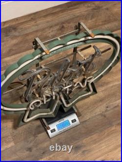 Vintage 1950s Pabst On Tap Blue Ribbon PBR Neon Light Bar Sign Mancave She-Shed