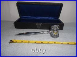 Vintage 1952 Chrome Gavel Harry Belsinger Pres. Neon Signs Of America Z 570