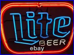 Vintage 1970s Miller Lite Beer Neon Sign Authentic Miller Brewing Company Vintage 1970s Miller Lite Beer Neon Sign Authentic Miller Brewing Company