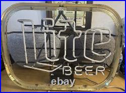 Vintage 1970s Miller Lite Beer Neon Sign Authentic Miller Brewing Company Vintage 1970s Miller Lite Beer Neon Sign Authentic Miller Brewing Company