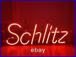 Vintage 1970s Schlitz Beer Neon Window Sign