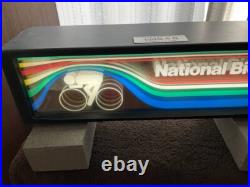 Vintage 1979 Neon Sign National Bicycle Japan Original Dealership tested