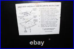 Vintage 1980's Bosch Auto Part Specialists 18 Lighted Neon Look Embossed Sign