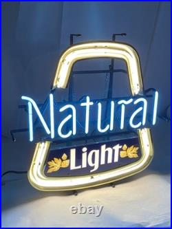 Vintage 1980's Natural Light Neon Light Sign WORKING 23x23