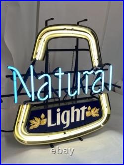 Vintage 1980's Natural Light Neon Light Sign WORKING 23x23