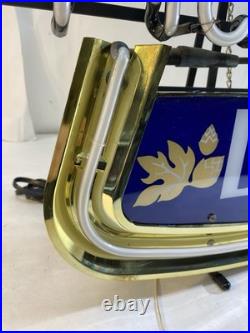 Vintage 1980's Natural Light Neon Light Sign WORKING 23x23