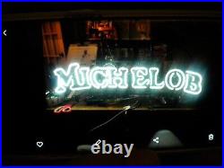 Vintage 1984 Michelob Beer By Budweiser Neon Bar Sign with pull switch