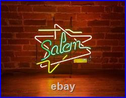 Vintage 1990 Salem Cigarettes Neon Sign Light Tobacco Advertising 22x22
