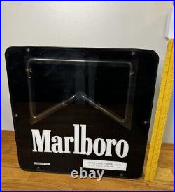 Vintage 1996 Marlboro Cigarettes Black Neon Sign 11 By 11 Tested