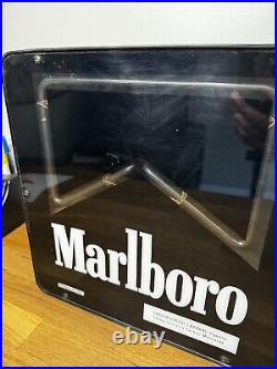 Vintage 1996 Marlboro Cigarettes Black Neon Sign 11 By 11 Tested