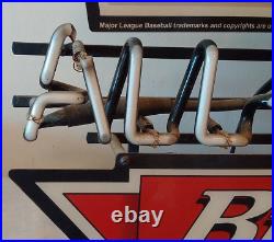 Vintage 1998 BUDWEISER MLB All Star Neon Sign Beer Advertising Man Cave ROCKIES