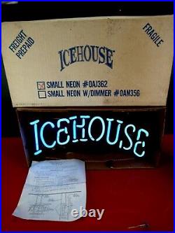Vintage 1999 ICEHOUSE NEON Sign 18 x 8 (20 yrs old STILL IN FACTORY BOX)