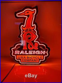 Vintage 1999 Raleigh USA Bicycle Company Neon Sign BMX MTB HTF