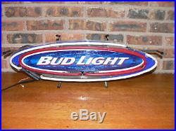 Vintage 2001 Bud Light Beer Advertising Explosion 26 Neon SignItem #1018092
