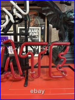 Vintage 2002 Tecate Beer Mexico Neon Sign Size 24 X 20 Man Cave Garage