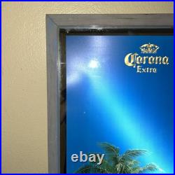 Vintage 2005 Corona CFP05LT002 Glass Backlit 19x 25 Advertising Sign