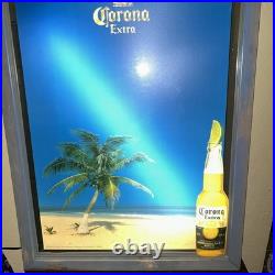 Vintage 2005 Corona CFP05LT002 Glass Backlit 19x 25 Advertising Sign