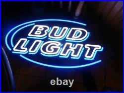 Vintage 2008 Dud Light LED neon beer light sign man cave Bar wall sign