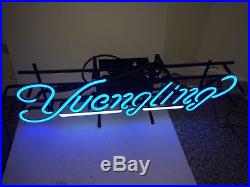 Vintage 2008 Mint Box Yuengling Beer Blue, White Swash Neon PSU College Wall Sign