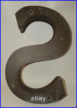 Vintage 24 Neon Sign Letter Big Letter S Works