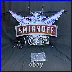 Vintage 27 Smirnoff ICE Neon Sign for PARTS REPAIR Gas Tube Broken