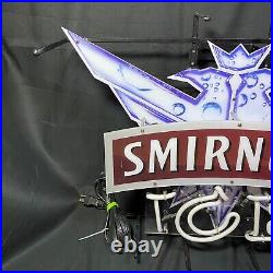 Vintage 27 Smirnoff ICE Neon Sign for PARTS REPAIR Gas Tube Broken