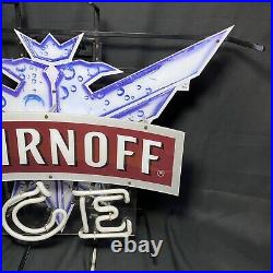 Vintage 27 Smirnoff ICE Neon Sign for PARTS REPAIR Gas Tube Broken
