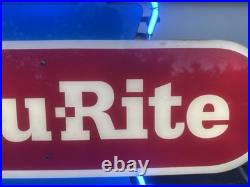Vintage 31 Valu-Rite Pharmacy Advertising Everbrite Lighted Neon Sign