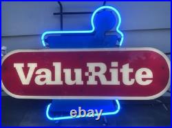 Vintage 31 Valu-Rite Pharmacy Advertising Everbrite Lighted Neon Sign