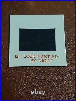 Vintage 35mm Slide Hong Kong China Lock Hart Road Night View Neon Signs Street