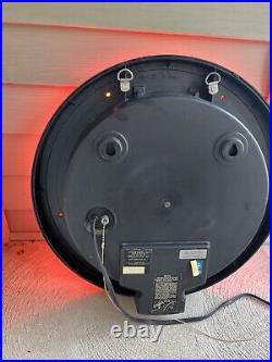 Vintage 92 Bud Light Budweiser Neon Sign Clock 20 RARE. Clock DOESN'T Work