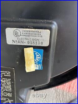 Vintage 92 Bud Light Budweiser Neon Sign Clock 20 RARE. Clock DOESN'T Work