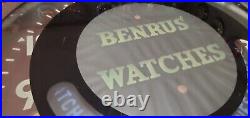Vintage Advertising Benrus Watch Neon Clock Vintage Advertising Benrus Watch Neon Clock
