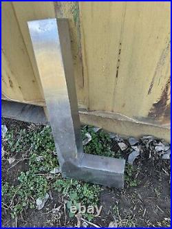 Vintage Art Deco 30's Stainless Steel Trade Sign Metal Letter L Neon Lou Larry Vintage Art Deco 30's Stainless Steel Trade Sign Metal Letter L Neon Lou Larry