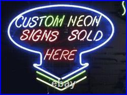 Vintage Auto Classic Car Garage Open 17x14 Neon Lamp Sign Light Wall Decor Bar