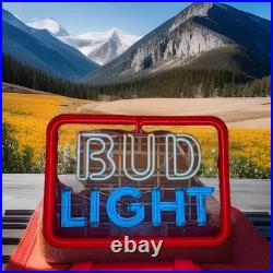 Vintage BUD LIGHT Beer 1980's Neon Sign 20 X 17 Vintage BUD LIGHT Beer 1980's Neon Sign 20 X 17