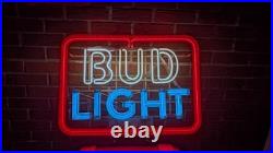 Vintage BUD LIGHT Beer 1980's Neon Sign 20 X 17 Vintage BUD LIGHT Beer 1980's Neon Sign 20 X 17
