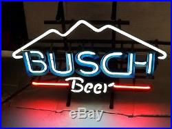 Vintage BUSCH Beer NEON Light ORIGINAL SIGN Bar Advertising 60's no reserve