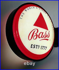 Vintage Bass Ale LIGHT UP Neon / LED Beer Sign HUGE 24-inch Sign NEW