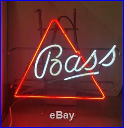Vintage Bass Neon Beer Sign Collectible