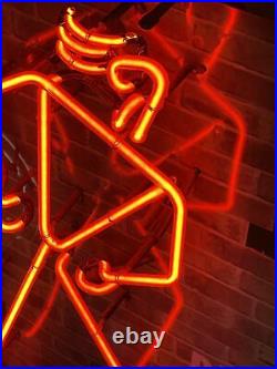 Vintage Big Man's Beer Neon Bar Sign