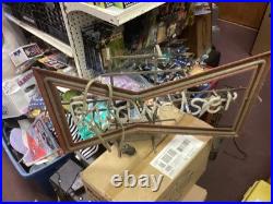 Vintage Bowtie Budweiser Beer Neon 20 Inch Sign Not Working for parts repair