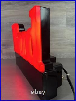 Vintage Bud Beer Light Up Sign Works 1992 Bar neon BUDWEISER bright red electric