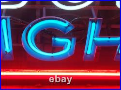 Vintage Bud Light Beer Neon Sign 1982 Works Great 27x19 Man cave Bar Vintage Bud Light Beer Neon Sign 1982 Works Great 27x19 Man cave Bar