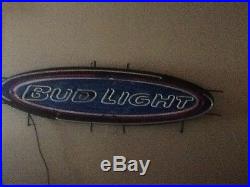 Vintage Bud Light Brewers of Budlight Large Explosion Neon Sign 2001 Authentic