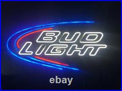 Vintage Bud Light Neon Beer Sign Display 30 See Description Please