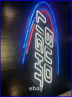 Vintage Bud Light Neon Beer Sign Display 30 See Description Please