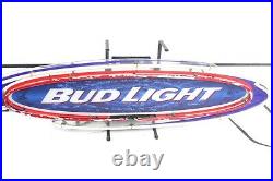 Vintage Bud Light Neon Beer Wall Sign Anheuser Busch Original 36 x 12 x 7